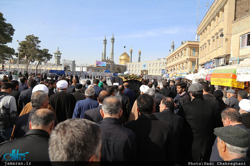 مراسم تشییع و خاکسپاری حجت الاسلام و المسلمین حسن قرهی(ره)