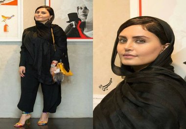 الناز شاکردوست در حراج آثار هنری به نفع سیل‌زدگان/عکس
