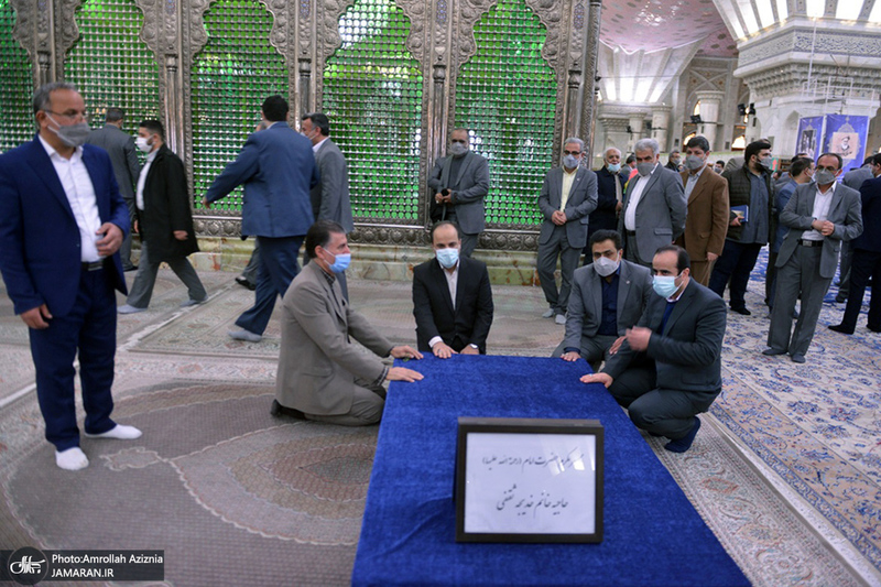 تجدید میثاق جمعی از مدیران اداره کل ثبت احوال استان تهران با آرمان های امام خمینی (س)