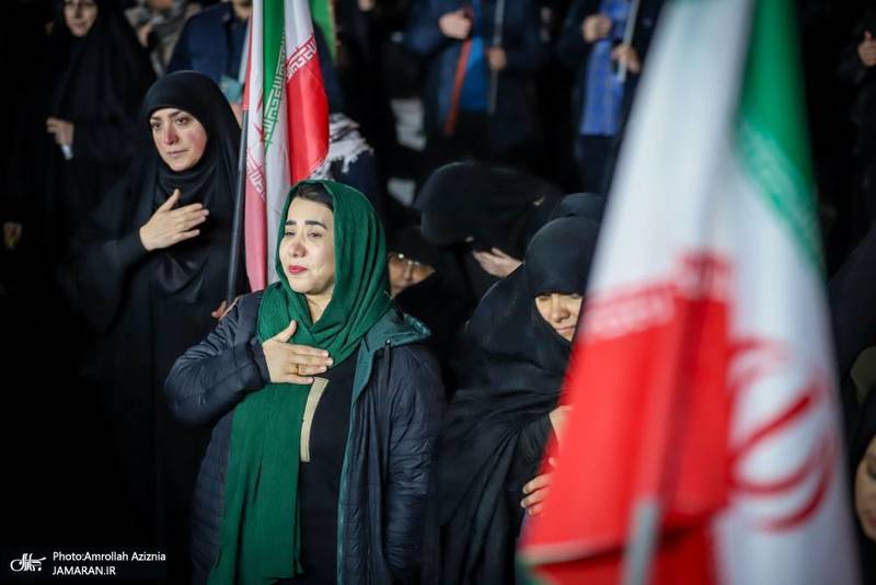 چهل و یکمین شب اجتماع پر شور مردم در شهرک ولیعصر (عج)