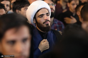 مراسم عزاداری شهادت امام جعفر صادق (ع) در مسجد اعظم قم