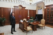 عکسی از داخل دفتر پوتین