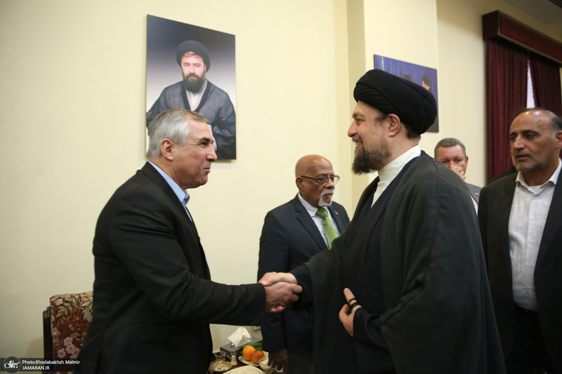 دیدار رییس جمهور کوبا با سید حسن خمینی