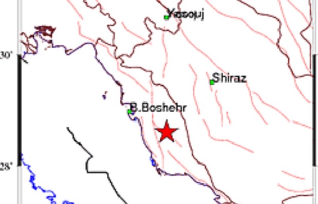 زلزله 4.4 ریشتری خورموج  بوشهر خسارت نداشت
