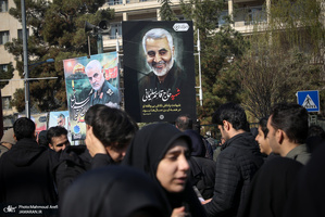 حضور میلیون ها تهرانی در تشییع پیکر مطهر سردار قاسم سلیمانی - 3