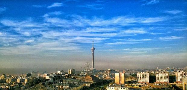 کیفیت هوای تهران با شاخص 64سالم است