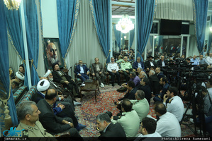 دیدار اعضای ستاد مرکزی بزرگداشت امام خمینی(س) با سید حسن خمینی