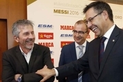 مذاکره پدر مسی و رئیس باشگاه بارسلونا بی‌نتیجه ماند