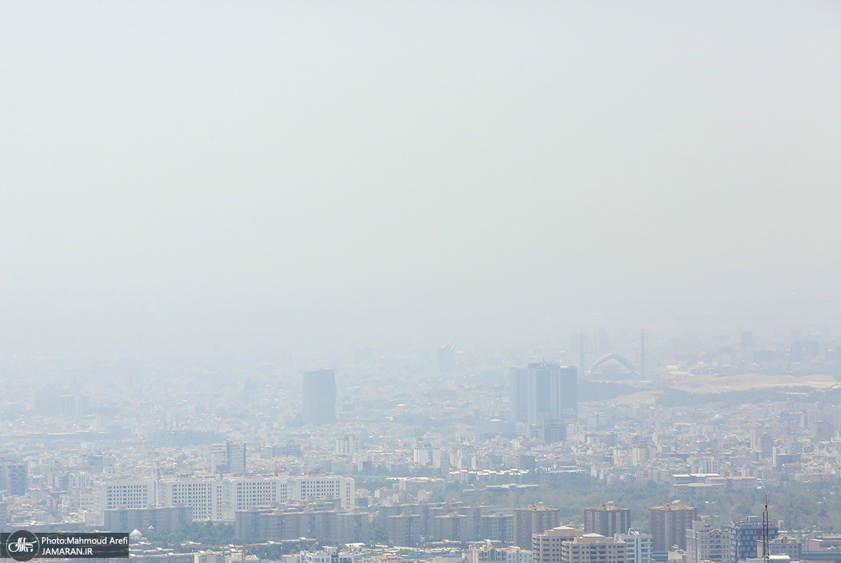 بازگشت آلودگی به هوای پایتخت/ 9 منطقه تهران در وضعیت «قرمز» + نقشه