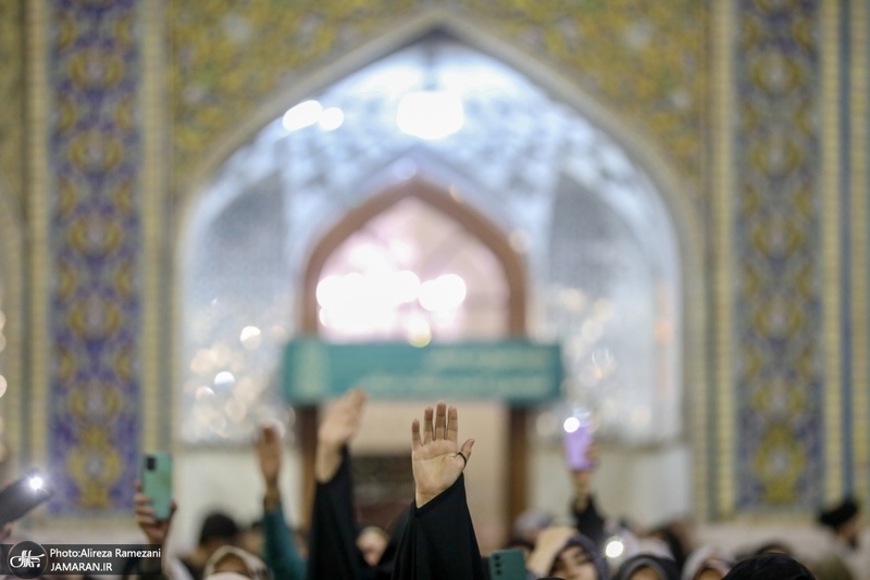 حال و هواى حرم مطهر امام رضا (ع) در شب ولادت