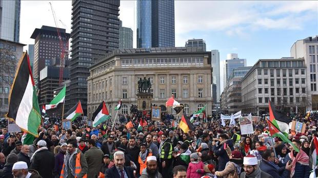 ادامه تظاهرات در اروپا علیه تصمیم ترامپ درباره قدس