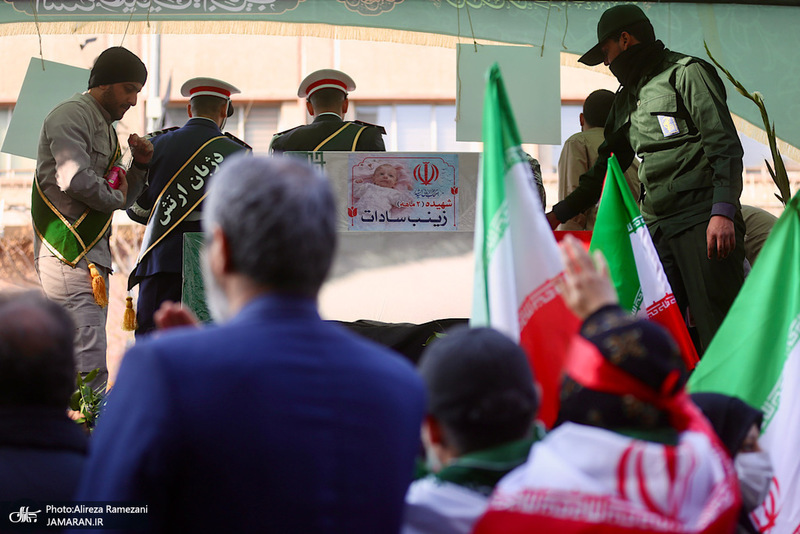 تشییع پیکرهای مطهر فرماندهان عالی‌رتبه نیروهای مسلح و جمعی از شهدای مردمی-2