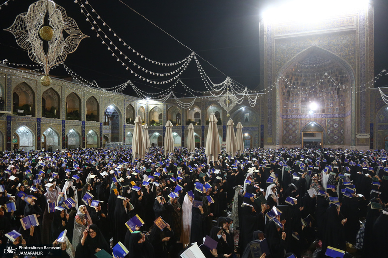 مراسم احیای شب بیست و سوم ماه رمضان در حرم مطهر امام رضا (ع)