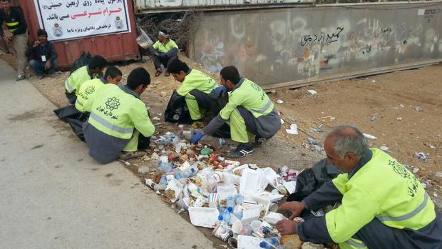 جمع آوری روزانه 120 تن پسماند در مرز مهران توسط شهرداری تهران