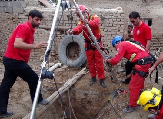 یک مصدوم بر اثر انفجار چاه در کرمان