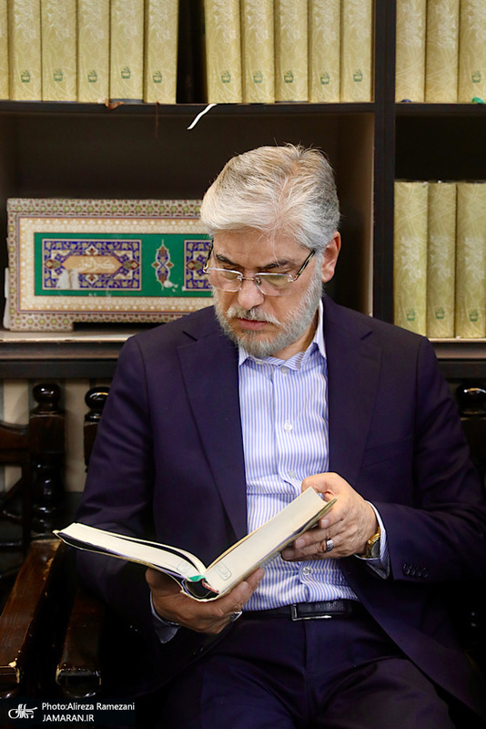مراسم ختم مادر پيرحسين كوليوند