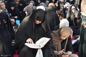 مراسم پرفیض دعای عرفه در قطعه ۲۹ بهشت زهرا(س)