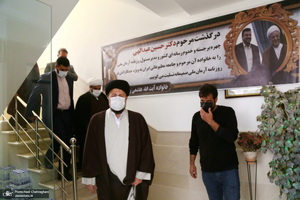 حضور سید حسن خمینی در منزل مرحوم حسین عبداللهی