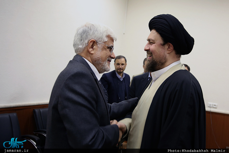 دیدار رئیس و اعضای فراکسیون امید با سید حسن خمینی