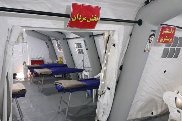 بیمارستان صحرایی در قزوین برپا شد
