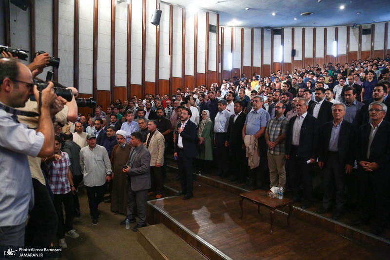 نشست پرس و پاسخ با مسعود پزشکیان در دانشگاه تهران