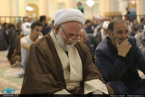 مراسم بزرگداشت حجت الاسلام و المسلمین دکتر احمدی در شبستان امام خمینی حرم حضرت معصومه