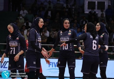 قهرمانی دختران ایران در والیبال قهرمانی آسیای مرکزی