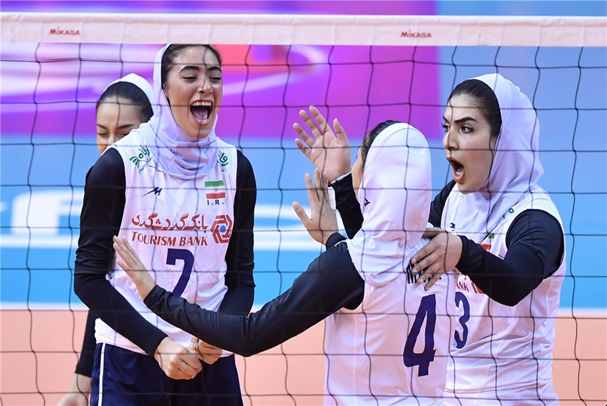 پیروزی بی‌ دردسر دختران والیبال مقابل ازبکستان
