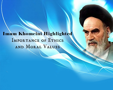 Imam Khomeini’s stressed moral approaches
