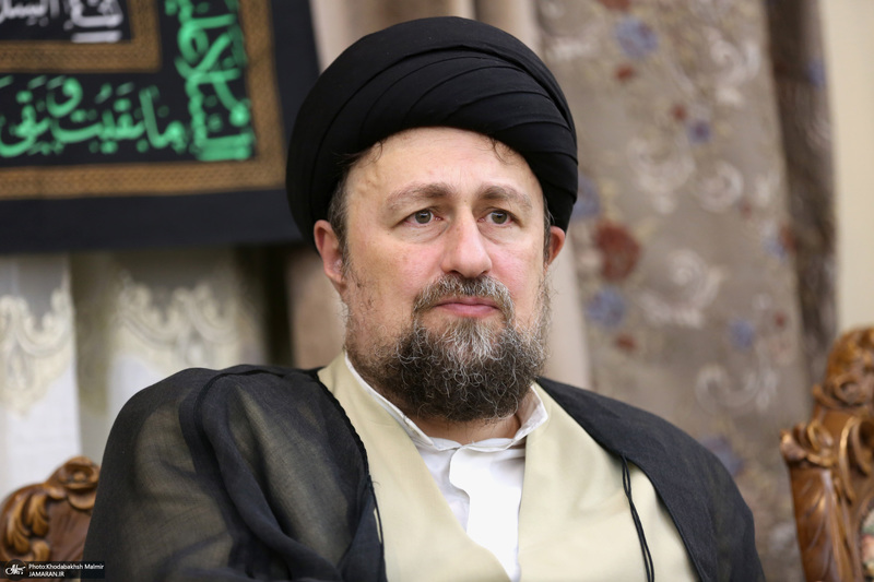 حضور سید حسن خمینی در منزل مرحوم حجت الاسلام و المسلمین حسینعلی نیری