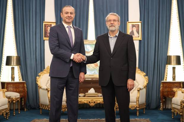 دبیر شورای امنیت ارمنستان با لاریجانی دیدار کرد