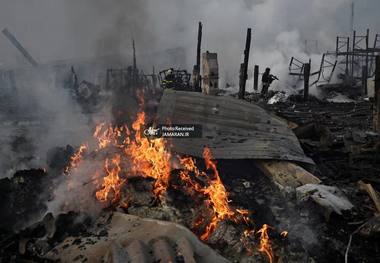 پهپادهای روسی به راه‌آهن پایتخت اوکراین حمله کردند + عکس‌ها