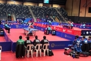 حذف زودهنگام تیم دو نفره ایران از تنیس روی میز قهرمانی جهان
