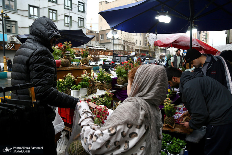 ساعات پايانی سال ۱۴۰۴ در میدان تجریش