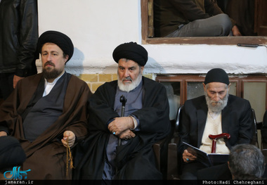 مراسم بزرگداشت مرحوم سید رحیم میریان در بیت امام در قم