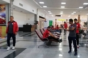 بازیکنان فولاد سردرگم در فرودگاه اصفهان+ تصاویر