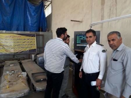 بازدید مسئولان شهری خوزستان از مرکز معاینه فنی خودرو امیدیه