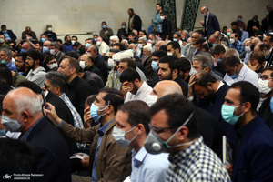 مراسم تشییع استاد فاطمی نیا (ره) در دانشگاه تهران