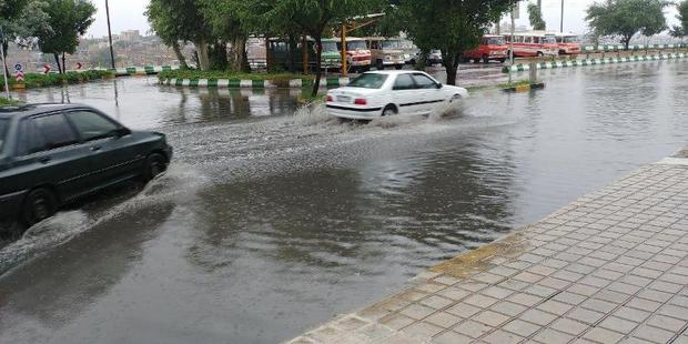 باران موجب قطع برق مناطقی از شمال خوزستان شد