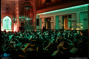 مراسم احیای شب بیست و یکم ماه مبارک رمضان در مسجد جامع جماران