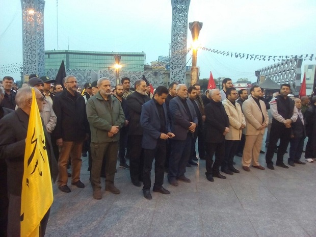 مراسم پیاده روی جاماندگان اربعین حسینی در تهران آغاز شد