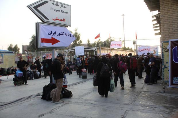 بیش از یک میلیون زائر از مرز مهران وارد کشور شدند