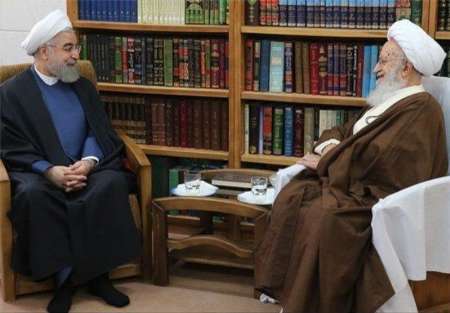 رئیس جمهوری با مراجع عظام تقلید در قم دیدار کرد