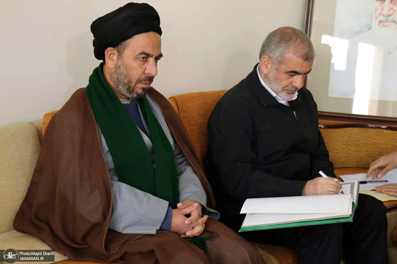 حضور علی نیکزاد در بیت و زادگاه امام خمینی (س)