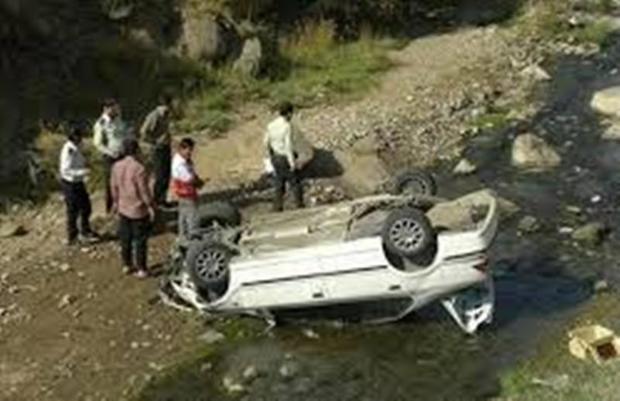 واژگونی خودرو سواری در آزاد راه پل زال 2 کشته بر جا گذاشت