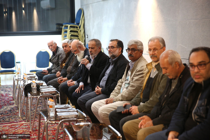 حضور سید حسن خمینی در منزل آیت الله امام جمارانی