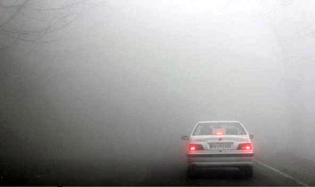 مه بر جاده های کردستان سایه افکنده است