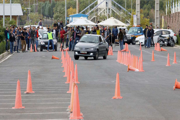 مسابقات رالی اسلالوم در قزوین به کار خود پایان داد