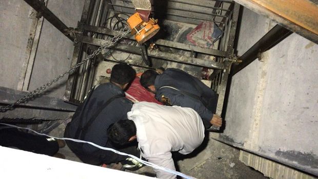 سقوط کارگر به چاهک آسانسور موجب مرگ وی شد