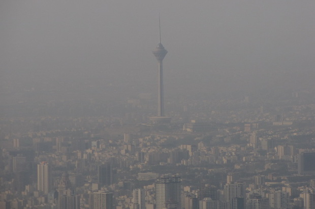 غلظت آلاینده های هوای تهران افزایش می یابد